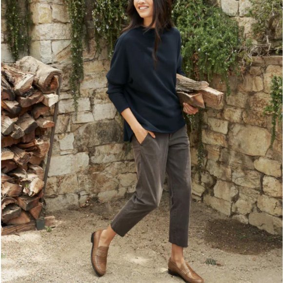 Frank & Eileen WICKLOW The Italian Chino Performance Twill Size: 4 CHOCOLATE - Picture 11 of 16